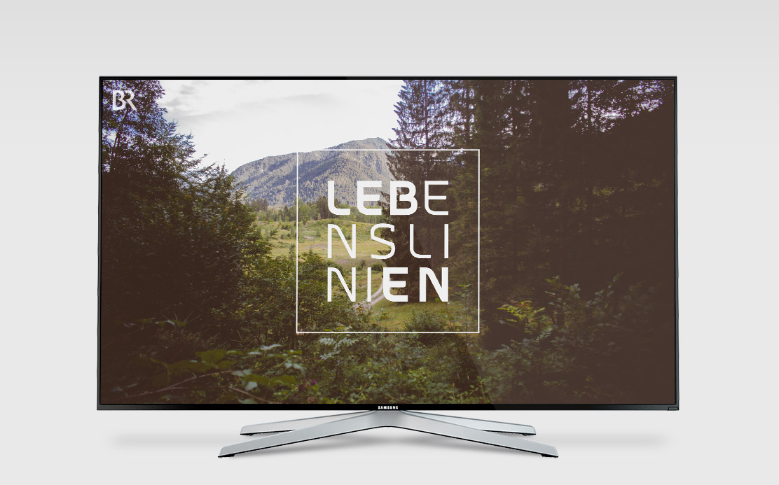 Lebenslinen, Bayerisches Fernsehen, BR, Lebenslinien, TV Intro, Design
